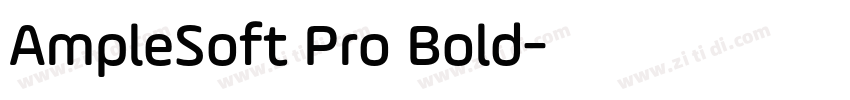 AmpleSoft Pro Bold字体转换